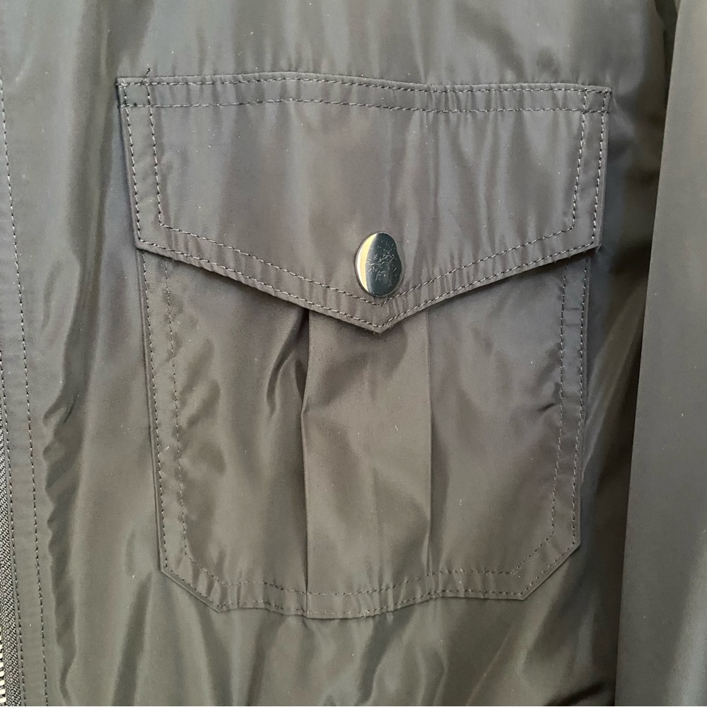 MICHAEL Michael Kors Black Hooded Rain Jacket - Picture 5 of 16